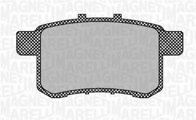 MAGNETI MARELLI 363916060703 -  Комплект тормозных колодок, дисковый тормоз